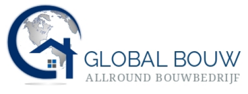 Het logo van Global Bouw EU B.V., uw aannemer voor in Den Haag